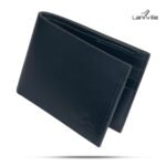 Leather Wallet for Men, Full Grain Genuine Leather Bifold Wallet, RFID Blocking Slim Wallet for Men (Navy)