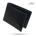Leather Wallet for Men, Full Grain Genuine Leather Bifold Wallet, RFID Blocking Slim Wallet for Men (Black)