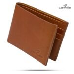 Leather Wallet for Men, Full Grain Genuine Leather Bifold Wallet, RFID Blocking Slim Wallet for Men (Brown)