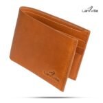 Leather Wallet for Men, Full Grain Genuine Leather Bifold Wallet, RFID Blocking Slim Wallet for Men (Natural)