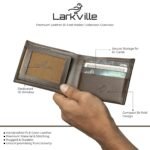 Leather Wallet for Men, Full Grain Genuine Leather Bifold Wallet, RFID Blocking Slim Wallet for Men (Nut Brown) - Image 3