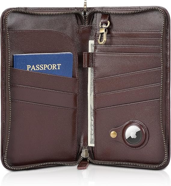 Polare full grain Italian leather RFID wallet