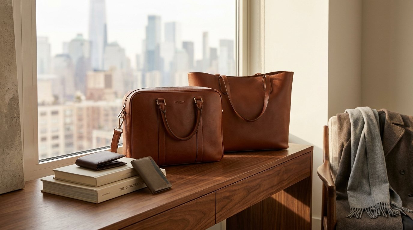 Larkville Lifestyle premium leather wallets and bags for Columbus everyday carry
